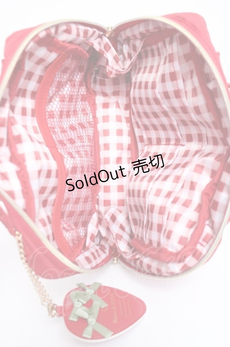 画像3: Maison de FLEUR / いちごケース&チャームBOOK F レッド Y-26-05-08-037-LO-ZA-SZ-ZY (3)