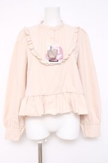 画像1: FLC / MINA*ペプラムブラウス  生成り Y-26-05-10-050-LO-BL-SZ-ZY (1)
