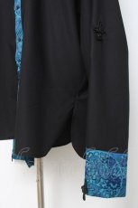 画像2: Deorart / Chinese Gang Shirt M ブラック×ブルー Y-26-05-10-052-PU-BL-SZ-ZY (2)