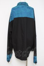 画像3: Deorart / Chinese Gang Shirt M ブラック×ブルー Y-26-05-10-052-PU-BL-SZ-ZY (3)