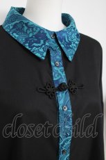 画像4: Deorart / Chinese Gang Shirt M ブラック×ブルー Y-26-05-10-052-PU-BL-SZ-ZY (4)