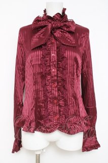 美品♡トリーバーチ シルク100% 花柄 ボウタイブラウス 4 ブラック 洗濯機OK】花柄ボウタイブラウス（シャツ・ブラウス） | ITS' DEMO