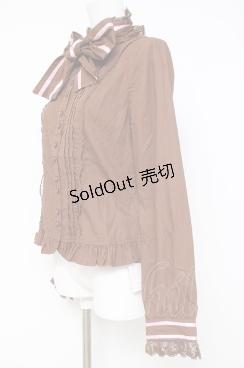 画像2: Angelic Pretty / Promenade de Parisブラウス  ブラウン Y-26-05-10-056-AP-BL-SZ-ZY (2)