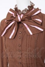 画像4: Angelic Pretty / Promenade de Parisブラウス  ブラウン Y-26-05-10-056-AP-BL-SZ-ZY (4)