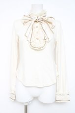 画像1: Angelic Pretty / トランプボタンボウタイジャボカットソー  アイボリー Y-26-05-10-057-AP-TO-SZ-ZY (1)