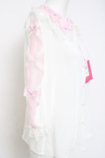 画像2: Angelic Pretty / ふわふわリボンブラウス  シロ Y-26-05-10-058-AP-BL-SZ-ZY (2)