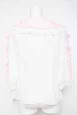 画像3: Angelic Pretty / ふわふわリボンブラウス  シロ Y-26-05-10-058-AP-BL-SZ-ZY (3)