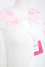 画像4: Angelic Pretty / ふわふわリボンブラウス  シロ Y-26-05-10-058-AP-BL-SZ-ZY (4)