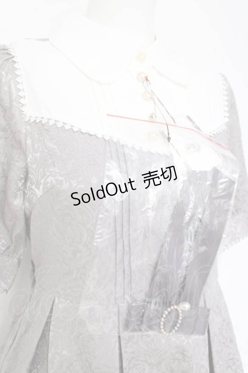 画像4: Amavel / Elegant Classical Ladyワンピース  グレー Y-26-05-10-138-CA-OP-SZ-ZS (4)