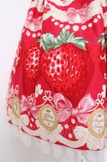 画像6: Angelic Pretty / Melty Berry Princessジャンパースカート  アカ Y-26-05-10-157-AP-OP-SZ-ZY (6)