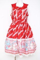 画像1: Angelic Pretty / MELODY TOYS襟付ジャンパースカートSet  アカ Y-26-05-10-158-AP-OP-SZ-ZY (1)