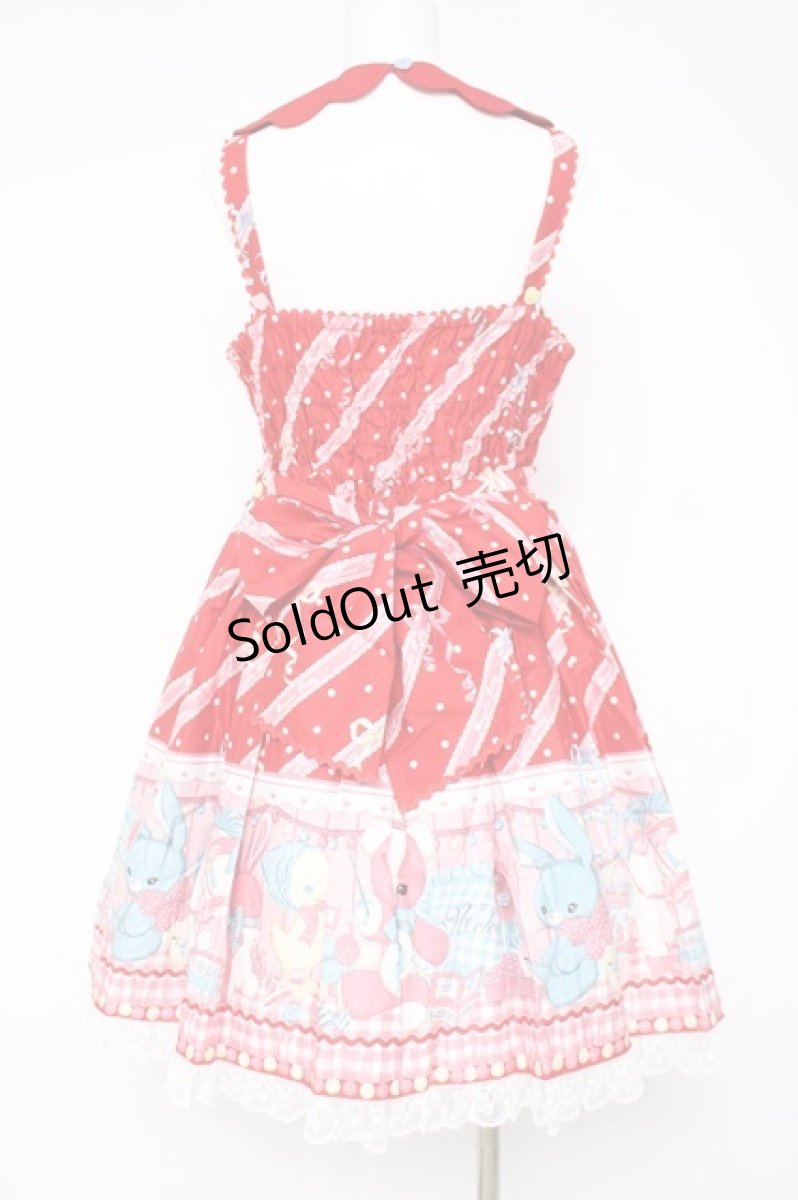 画像3: Angelic Pretty / MELODY TOYS襟付ジャンパースカートSet  アカ Y-26-05-10-158-AP-OP-SZ-ZY (3)