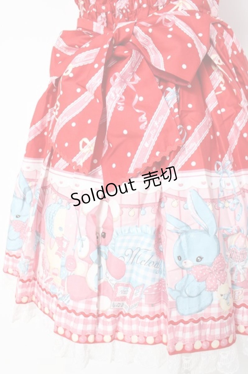 画像5: Angelic Pretty / MELODY TOYS襟付ジャンパースカートSet  アカ Y-26-05-10-158-AP-OP-SZ-ZY (5)