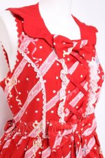 画像6: Angelic Pretty / MELODY TOYS襟付ジャンパースカートSet  アカ Y-26-05-10-158-AP-OP-SZ-ZY (6)