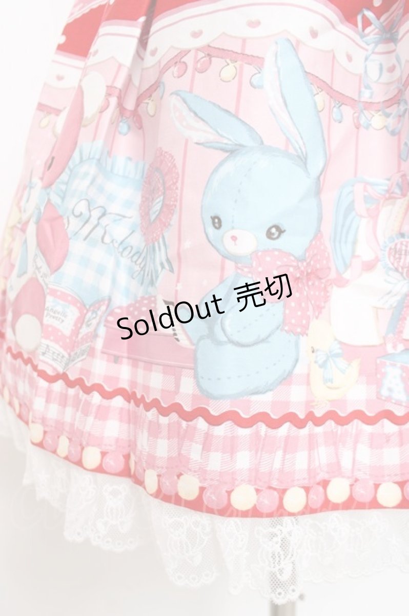 画像7: Angelic Pretty / MELODY TOYS襟付ジャンパースカートSet  アカ Y-26-05-10-158-AP-OP-SZ-ZY (7)