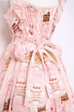 画像4: Angelic Pretty / Petit Patisserieティアードジャンパースカート  ピンク Y-26-05-10-160-AP-OP-SZ-ZY (4)