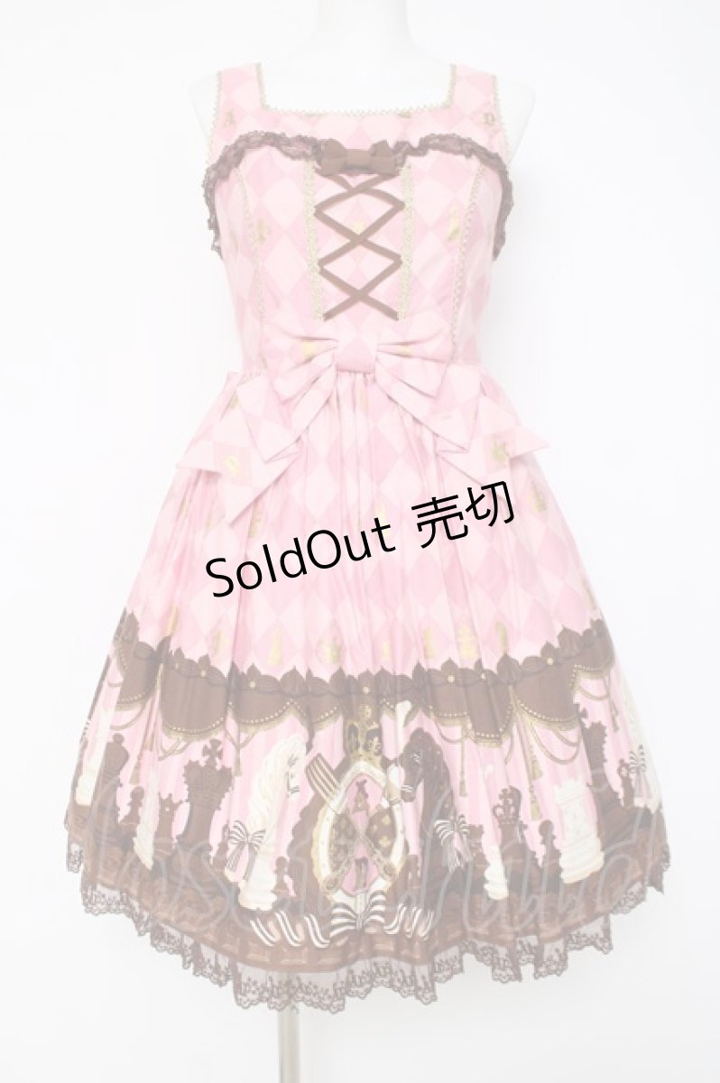 画像1: Angelic Pretty / 東京店リニューアルオープン5周年記念Chess Chocolateジャンパースカートセット  ピンク Y-26-05-10-161-AP-OP-SZ-ZY (1)