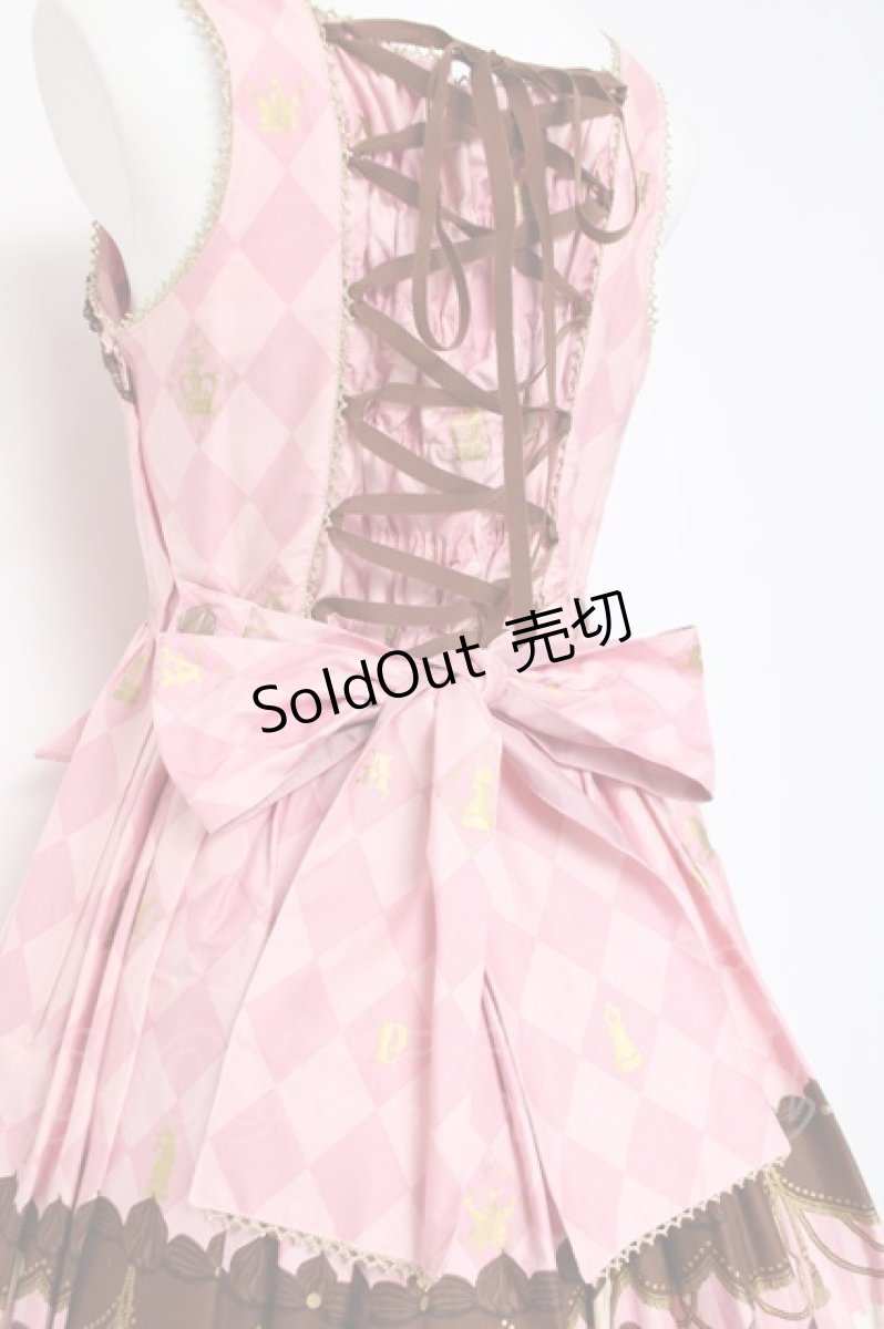 画像4: Angelic Pretty / 東京店リニューアルオープン5周年記念Chess Chocolateジャンパースカートセット  ピンク Y-26-05-10-161-AP-OP-SZ-ZY (4)
