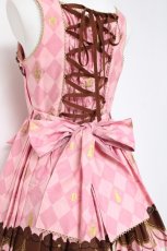 画像4: Angelic Pretty / 東京店リニューアルオープン5周年記念Chess Chocolateジャンパースカートセット  ピンク Y-26-05-10-161-AP-OP-SZ-ZY (4)
