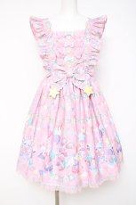 画像1: Angelic Pretty / Happy Garlandジャンパースカート  ピンク Y-26-05-10-162-AP-OP-SZ-ZY (1)