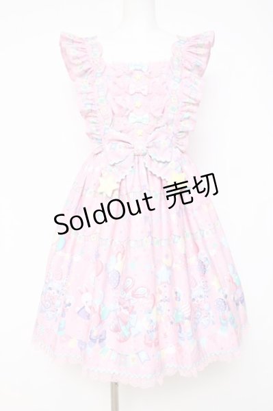 Angelic Pretty / Happy Garlandジャンパースカート ピンク Y-26-05-10