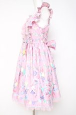 画像2: Angelic Pretty / Happy Garlandジャンパースカート  ピンク Y-26-05-10-162-AP-OP-SZ-ZY (2)