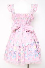 画像3: Angelic Pretty / Happy Garlandジャンパースカート  ピンク Y-26-05-10-162-AP-OP-SZ-ZY (3)