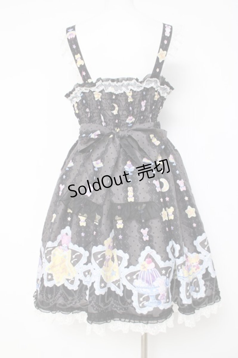 画像3: Angelic Pretty / Dreamy Night Cakesジャンパースカート  黒 Y-26-05-10-165-AP-OP-SZ-ZY (3)