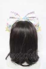 画像3: Angelic Pretty / Happy Garlandカチューシャ  シロ Y-26-05-10-026-AP-AC-SZ-ZY (3)