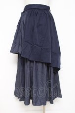 画像3: axes femme / アシメティアードロングスカート F 紺 Y-26-05-10-181-AX-SK-SZ-ZY (3)