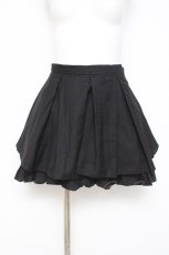 画像1: BPN / バックフリルミニスカート M 黒 Y-26-05-10-184-GO-SK-SZ-ZY (1)