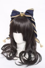 画像1: ALICE and the PIRATES / クラウンタッセルカチューシャ  紺 Y-26-05-10-031-PA-AC-SZ-ZY (1)