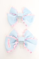 画像2: Angelic Pretty / カラフルパールコーム  サックス Y-26-05-12-005-AP-AC-SZ-ZY (2)