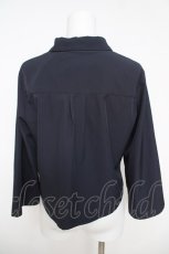 画像2: axes femme / ジャスミン刺繍チャイナブラウス  紺 Y-26-05-12-045-AX-BL-SZ-ZY (2)