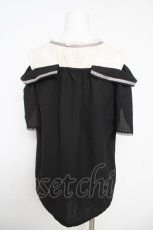 画像2: axes femme POETIQUE / 襟デザインオフショルトップス  黒 Y-26-05-12-057-AX-TO-SZ-ZY (2)