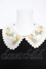 画像3: axes femme POETIQUE / フラワーリボン刺繍襟プルオーバー  黒 Y-26-05-12-061-AX-TO-SZ-ZY (3)