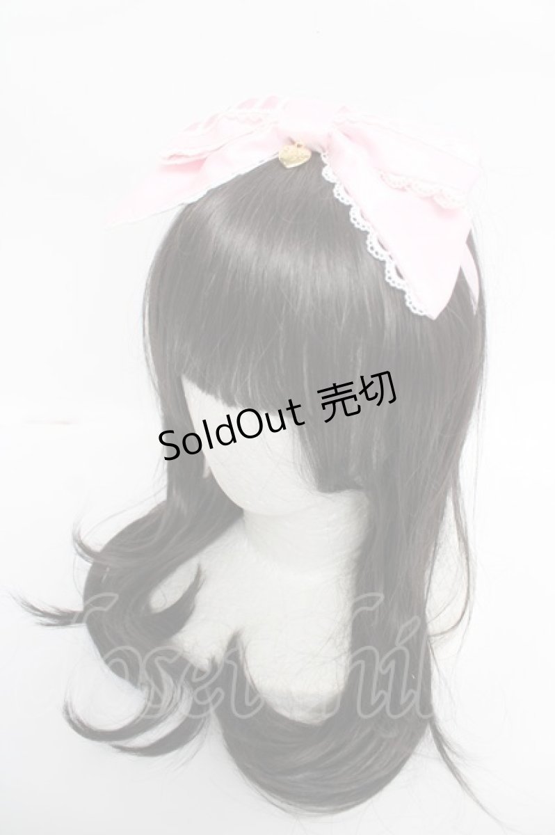 画像1: Angelic Pretty / Lucy Ribbonカチューシャ  ピンク Y-26-05-12-008-AP-AC-SZ-ZY (1)