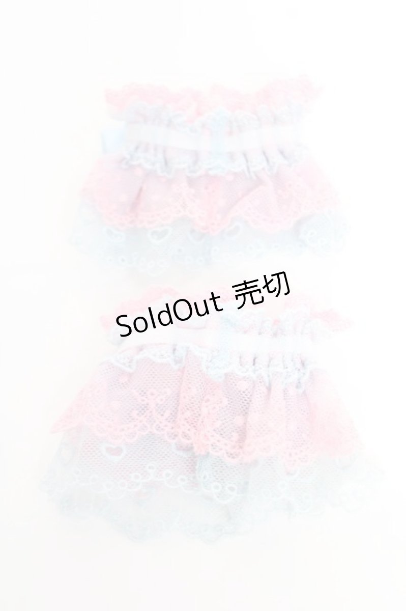画像2: Angelic Pretty / ハートチャーム配色お袖とめ  ピンク×サックス Y-26-05-12-001-AP-ZA-SZ-ZY (2)