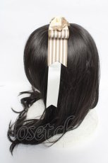 画像2: LOTUS ribbon / チャーム付きリボンクリップ  アイボリー Y-26-05-12-011-LO-AC-SZ-ZY (2)