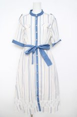 画像1: axes femme / レース切替ワンピース F 生成り Y-26-05-12-114-AX-OP-SZ-ZY (1)