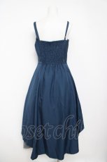 画像2: axes femme POETIQUE / フロントジップイレヘムワンピース M 紺 Y-26-05-12-122-AX-OP-SZ-ZY (2)
