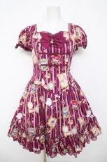 画像1: metamorphose / ロイヤルフレームワンピース  ラベンダー Y-26-05-12-125-ME-OP-SZ-ZY (1)