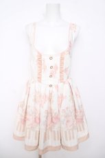 画像1: LIZ LISA / ピアノ柄ジャンスカ  オフ×ベージュ Y-26-05-12-128-LO-OP-SZ-ZY (1)