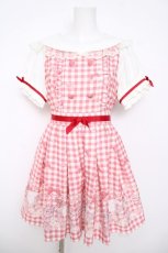 画像1: LIZ LISA / Sweet Bear Gelatoワンピース  ピンク Y-26-05-12-130-LO-OP-SZ-ZY (1)