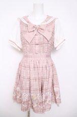 画像1: LIZ LISA / Grand Magasin柄ワンピース  ピンク Y-26-05-12-132-LO-OP-SZ-ZY (1)
