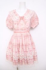画像1: LIZ LISA / シャーロット柄ワンピース  ピンク Y-26-05-12-133-LO-OP-SZ-ZY (1)