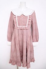 画像1: Amavel / テディベアチェックワンピース F ピンク Y-26-05-12-136-CA-OP-SZ-ZY (1)