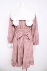 画像2: Amavel / テディベアチェックワンピース F ピンク Y-26-05-12-136-CA-OP-SZ-ZY (2)