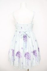 画像2: To Alice / 紫陽花柄ワンピース M サックス Y-26-05-12-150-LO-OP-SZ-ZY (2)
