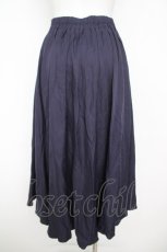 画像2: axes femme / ジップフリルスカート F 紺 Y-26-05-12-158-AX-SK-SZ-ZY (2)